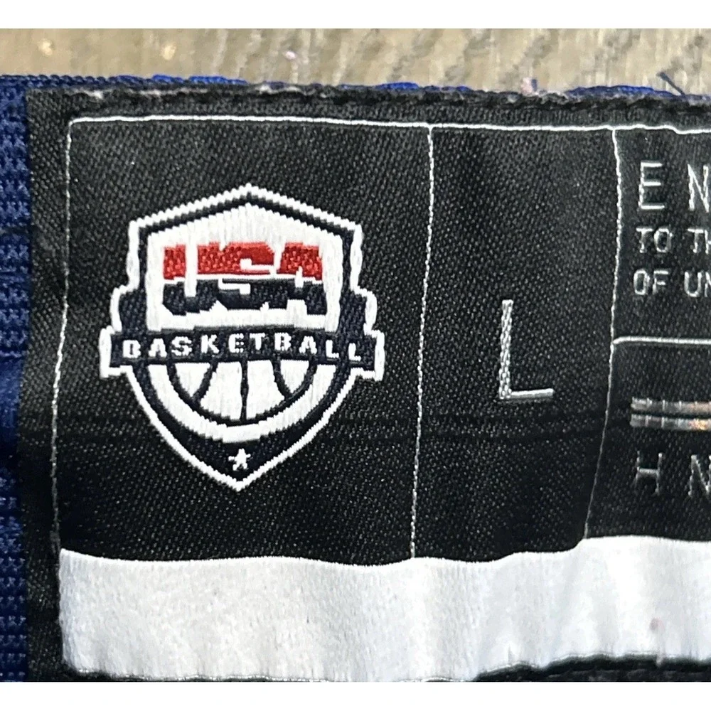 Men's NIKE Team USA Limited Basketball‎ Shorts CQ0176-451 Blue Large